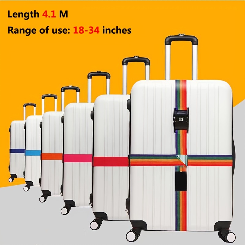 Adjustable Luggage Strap Travel Essential Accessories - Temu