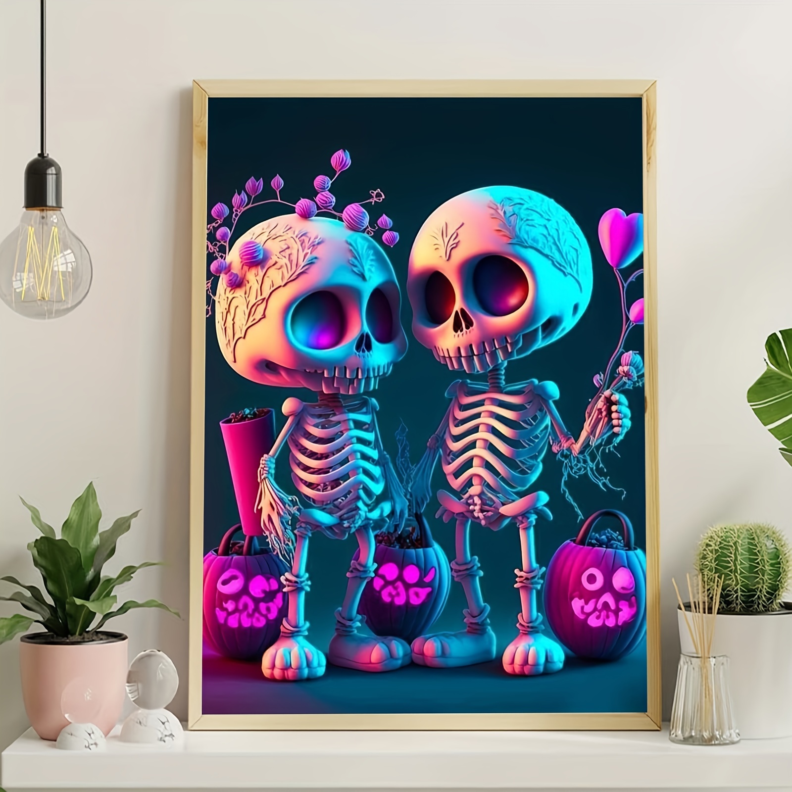 5d Diy Skull Love Diamond Painting Kits For Adults Full - Temu