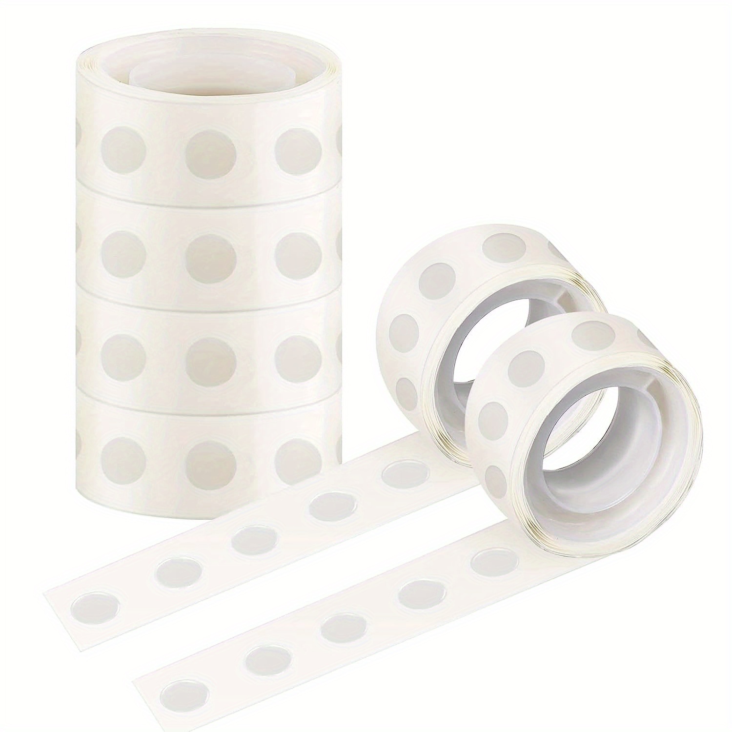 100 Pack, Clear Removable Balloon Arch Glue Dots, Adhesive Points