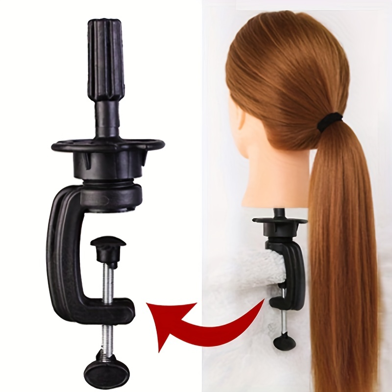 Tripod Mini Mannequin Head Stand, Wig Stand Tripod Adjustable (36.83-55.37  Cm) For Mannequin Heads Training Heads