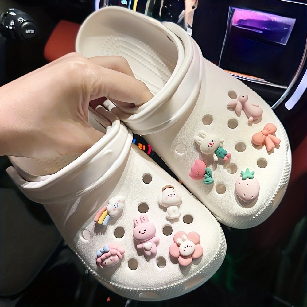 Wholesale 2022 New Resin Croc Charms Rabbit Teddy Bear Designer Amine  Cartoon for kids Shoe Charms DIY Decorations From m.