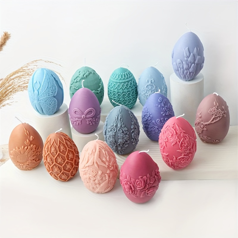 Diy 3d Simulation Egg shaped Silicone Mold For Making Soap - Temu