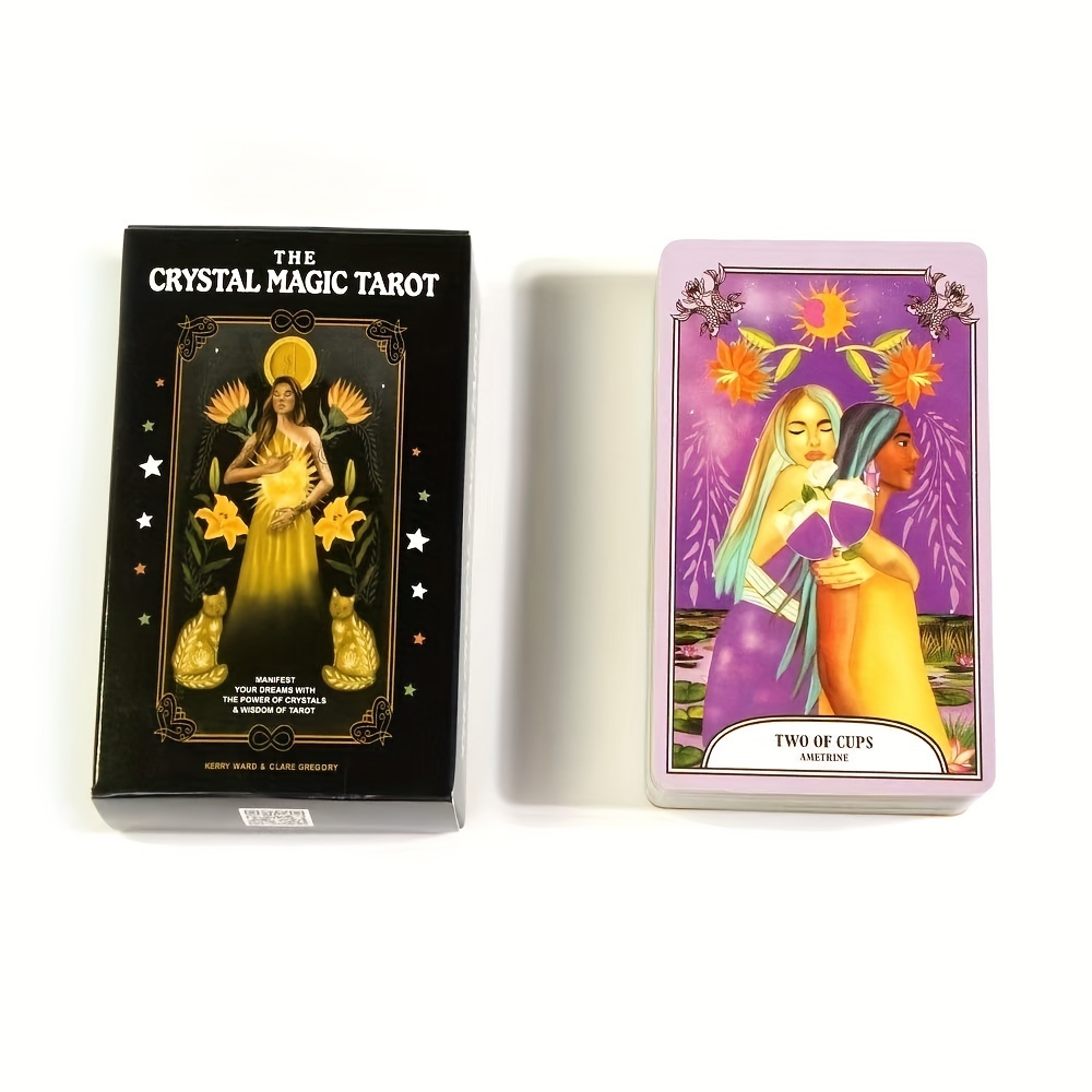 Doodle Tarot Card Set: Fortune Telling Game With Keywords - Temu