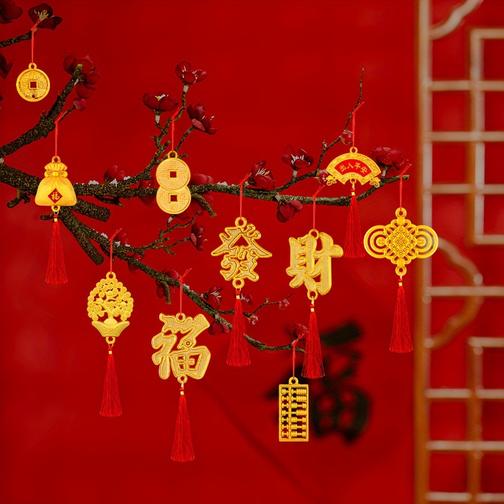 6/10 Stück/set Kleine Hängende Ornamente Chinesischen - Temu Austria