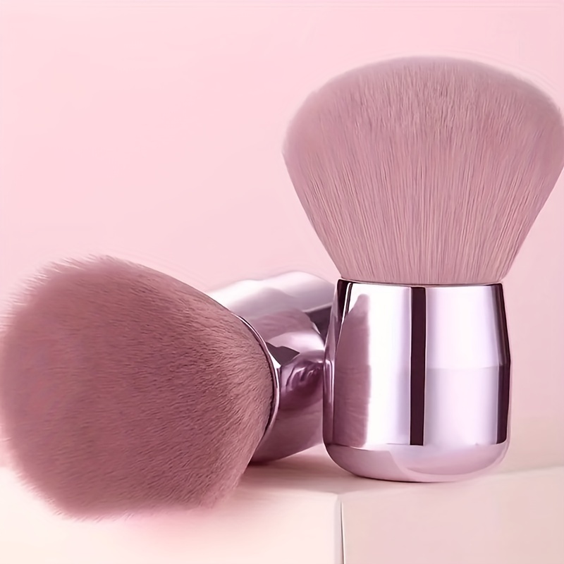 Soft Mushroom Head Blush Brush - Fluffy Loose Powder Brush For Nail Art And  Makeup - Dust Powder Remover And Cleaner - Soft Kabuki Brush For Flawless  Application - Temu