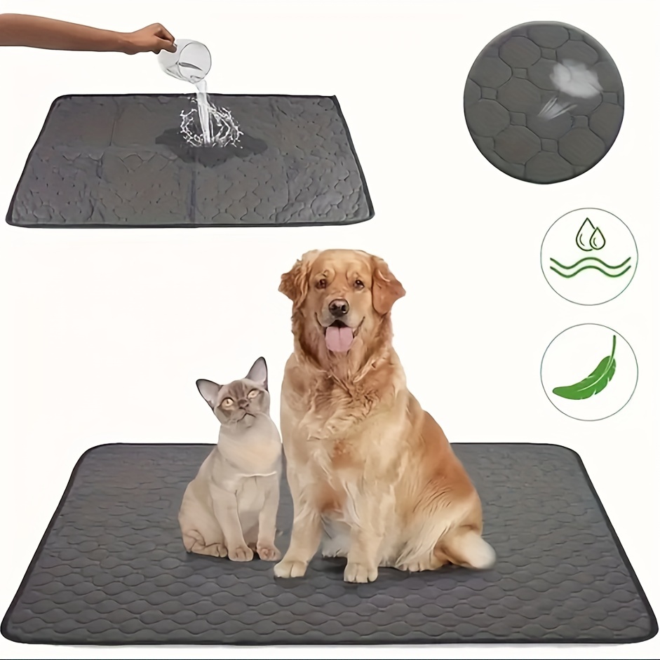 Waterproof and non-slip pet mat Anti-fouling and easy to clean placemat  training mat