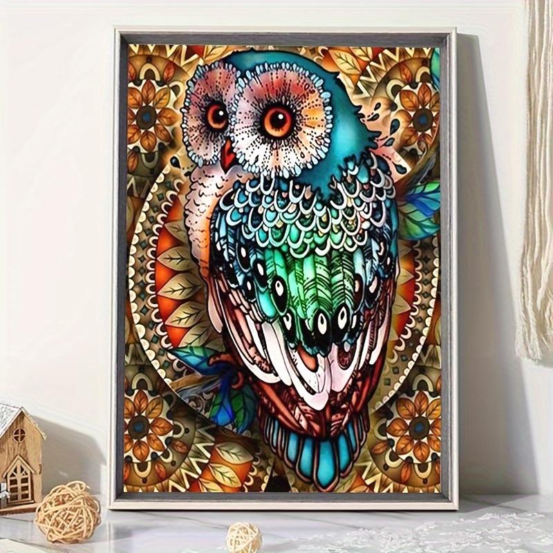 Owl Glow In The Dark Diamond Painting