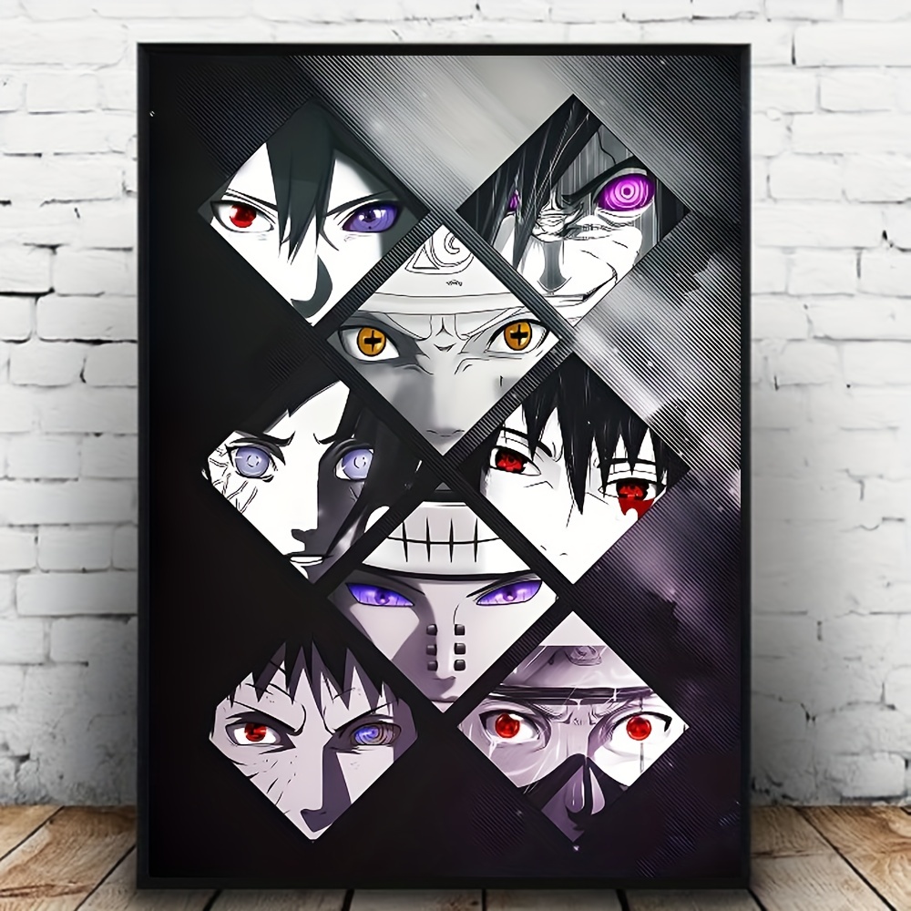 Chaveiros de acrílico com personagens de naruto, acessórios fofos de desenho  animado, uchiha itachi e sasuke, presente para crianças