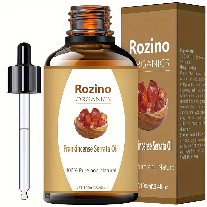 HIQILI Frankincense Essential Oil 100% Pure Natural Aromatherapy Nail Skin  Hair