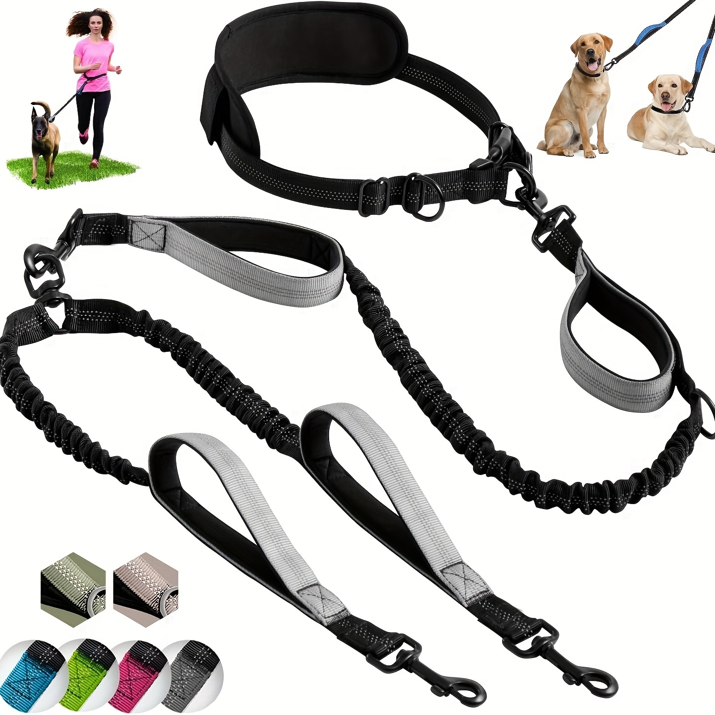 No Choke Dog Harness And Leash Set Heavy Duty Breathable Soft Pet Vest  Adjustable Strong Leash For Dogs Anti Pull Traction Lead - AliExpress