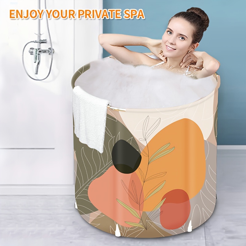 Portable Plastic Collapsible Bathtub For Adult Foldable Bath Tub For  Personal Hot Cold Ice Spa At Home - AliExpress