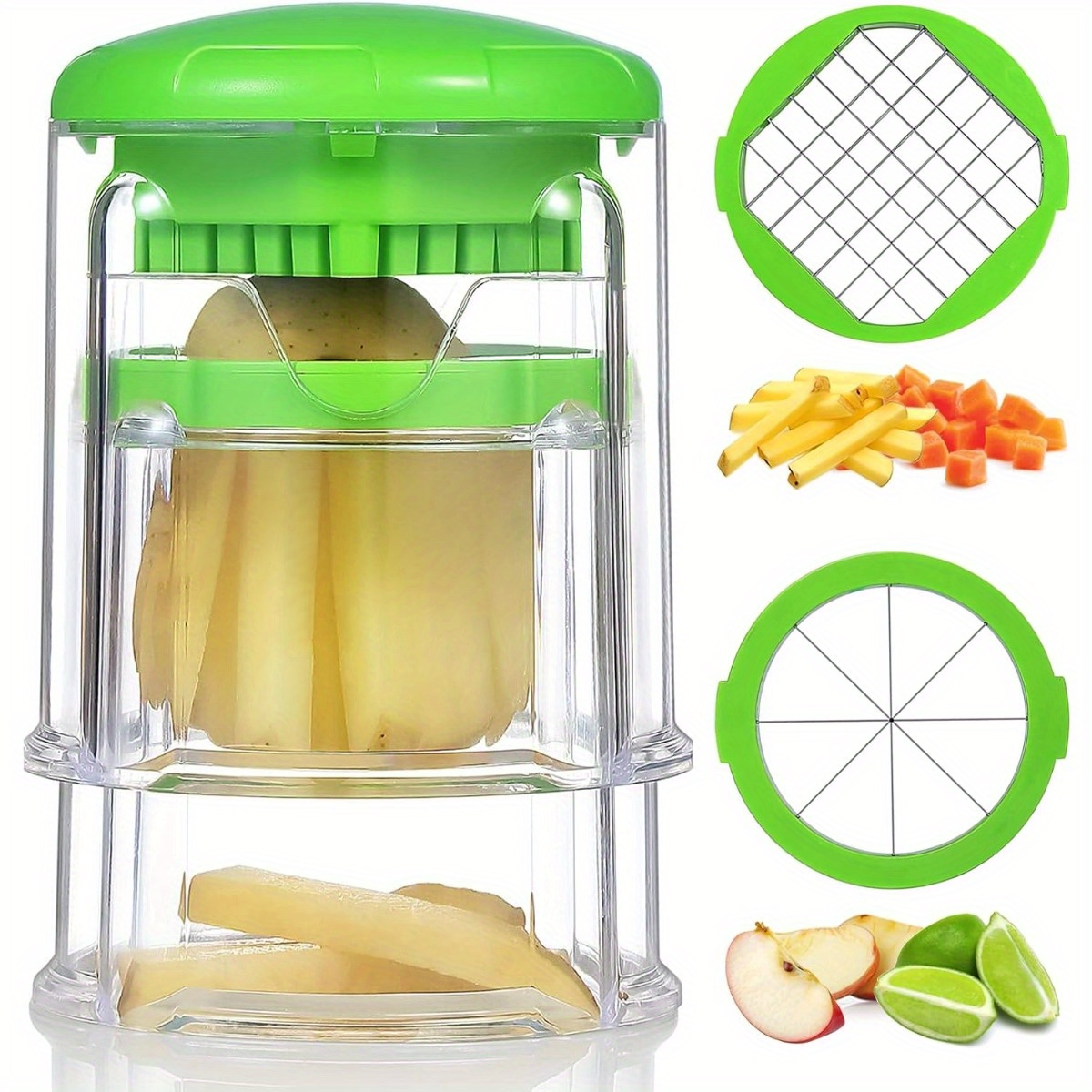 Buy Genius Nicer Dicer Chef (15 parts)  Fruit cutter, vegetable cutter,  onion cutter, chopper, vegetable slicer, mandolin Online at  desertcartEcuador