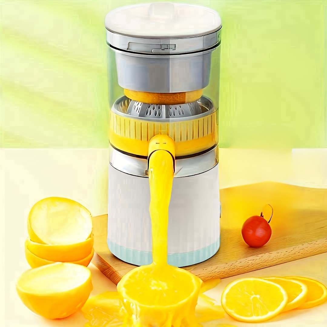  DUSENHO Electric Juicer Rechargeable - Citrus Juicer Machines  with USB and Cleaning Brush Portable Juicer for Orange, Lemon, Grapefruit:  Home & Kitchen