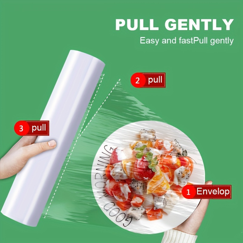 Cling Film Dispenser Convenient Dust-proof Fresh Keeping Food Plastic Wrap  Cutting Box Kitchen Foil Food