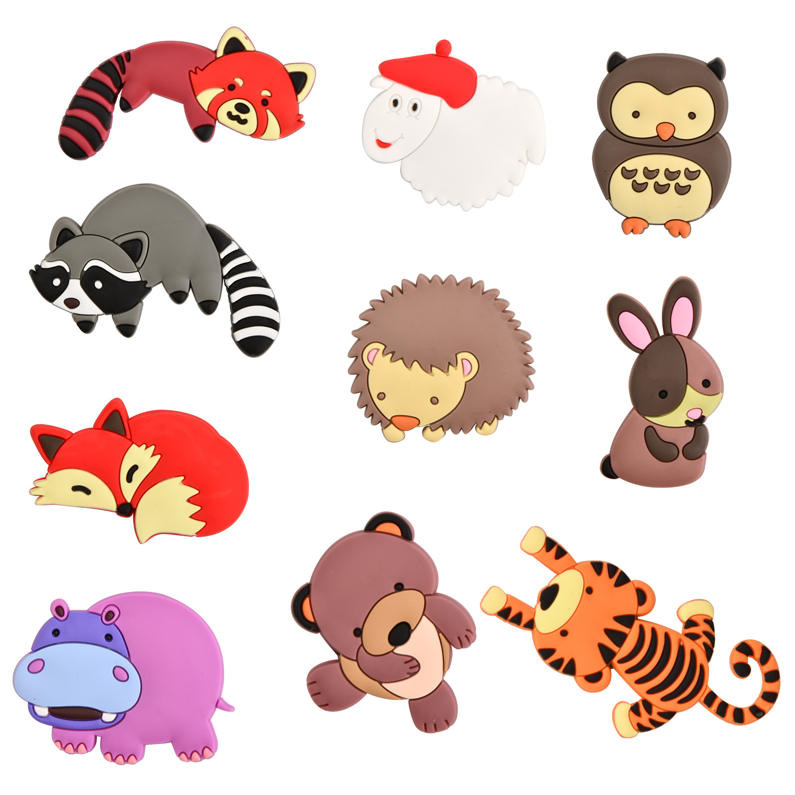 Novelty Animals Wooden Cartoon Fridge Magnet Sticker Cute - Temu