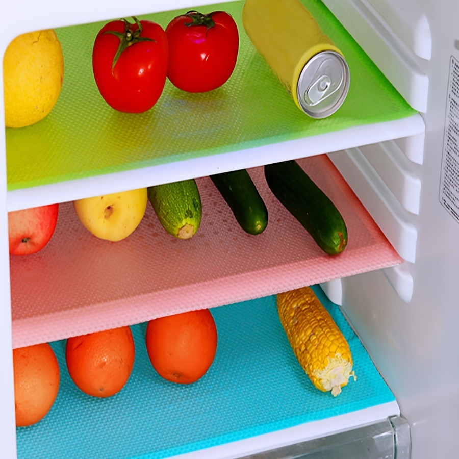 Fridge Liner Refrigerator Mats  Refrigerator Table Mat Mildew - 2/4pcs  Waterproof - Aliexpress