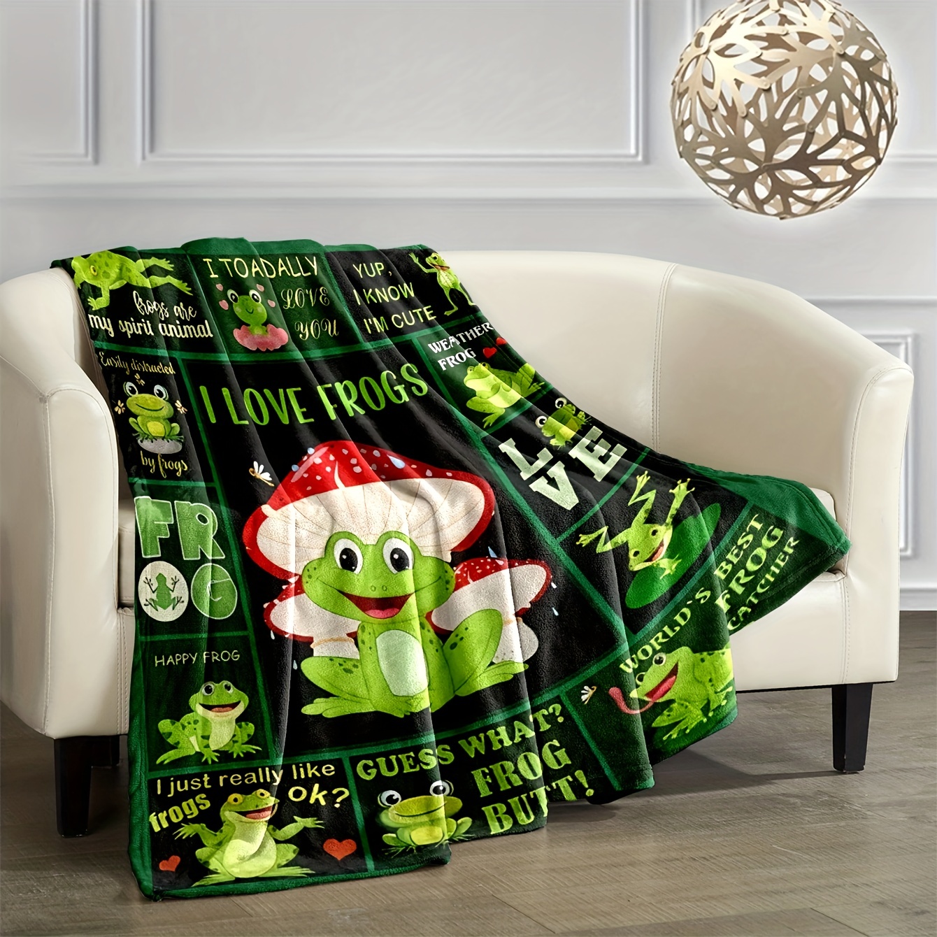 Frog Blanket Gifts Women Cute Frogs Stuff Decor Throw Frog - Temu United  Arab Emirates