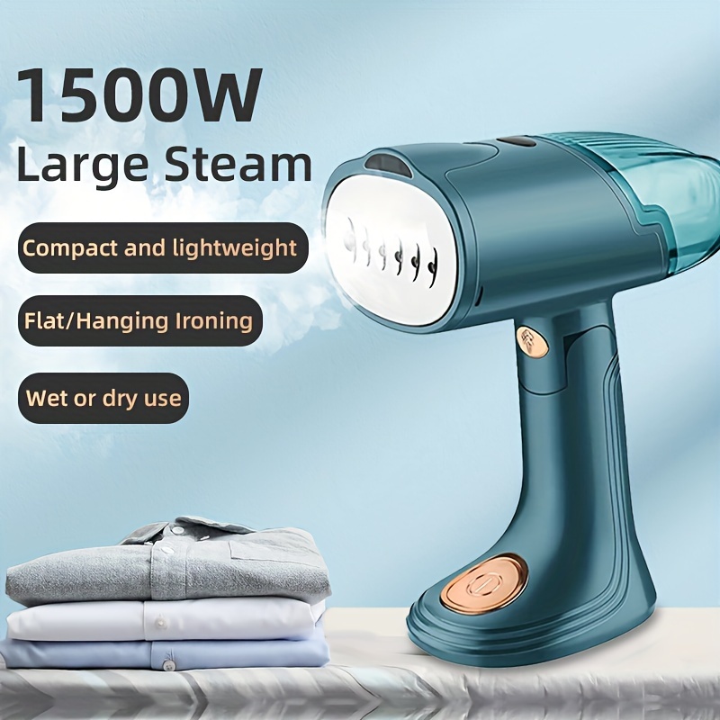  Portable Mini Ironing Machine, Travel Mini Steam Iron, Handheld  Garment Steamer, Fast Preheating Steam Dry Ironing, For Home and Travel,  Handheld Steam Iron for Clothes Portable Dry Wet. (B) : Home