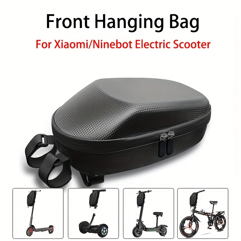 Bolsa de almacenamiento para patinete, bolsa para manillar de scooter,  resistente al agua, bolsa frontal de EVA para Mijia M365 Segway Ninebot ES