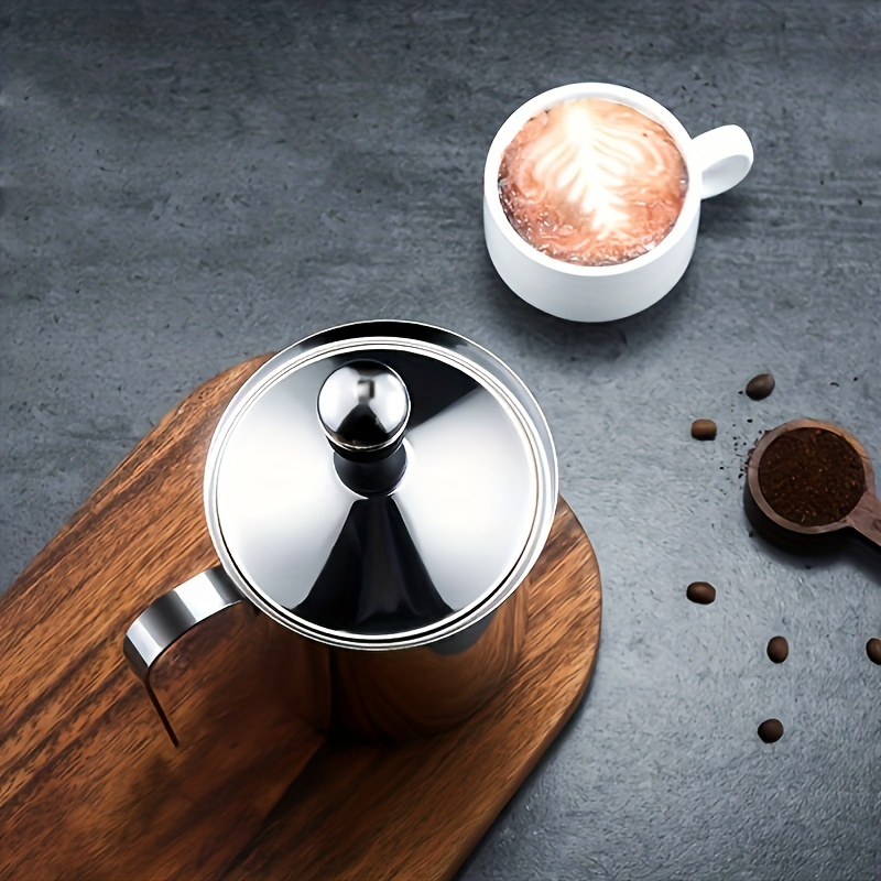 Handmade Milk Foamer Steamer Coffee Latte Cappuccino - Temu