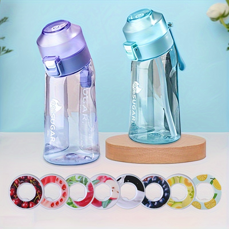 7PCS Air Up Water Bottle Flavor Pods,Recyclable Water Bottle Fruit  Fragrance Rings,Fruit Flavour Combination Set for Sports Fashion Straw Mug Water  Bottle
