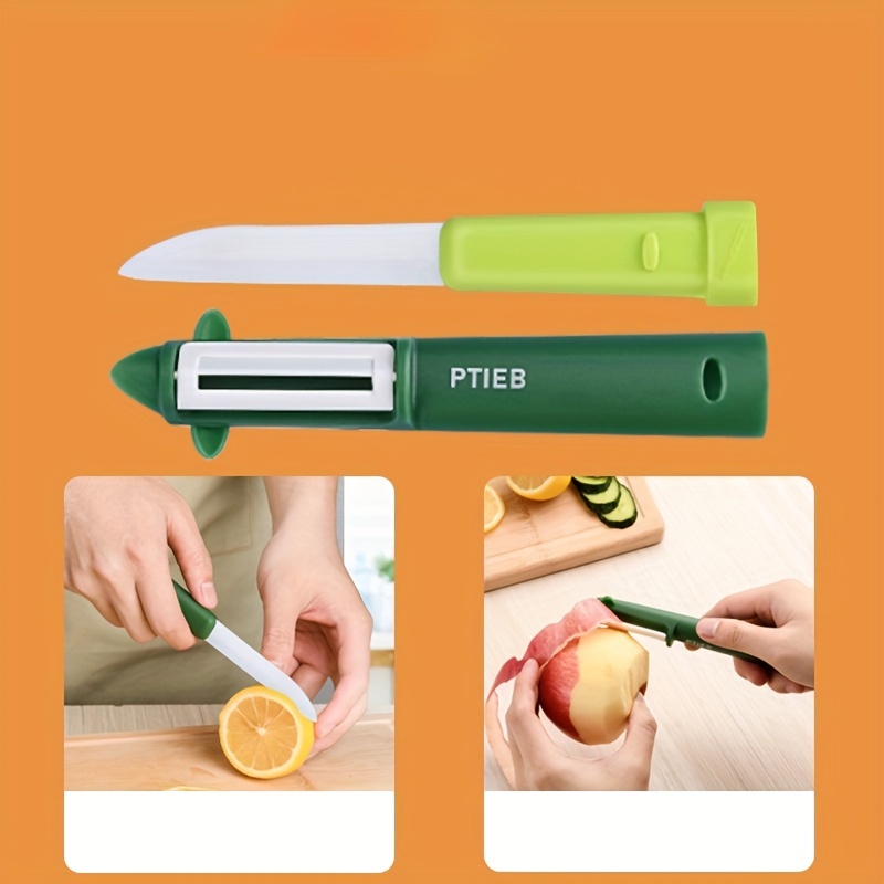 Ceramic Folding Knife Fruit Vegetable Cutter Potato Meat Bread Camping  Knife Cutting Peeling Pocket knife