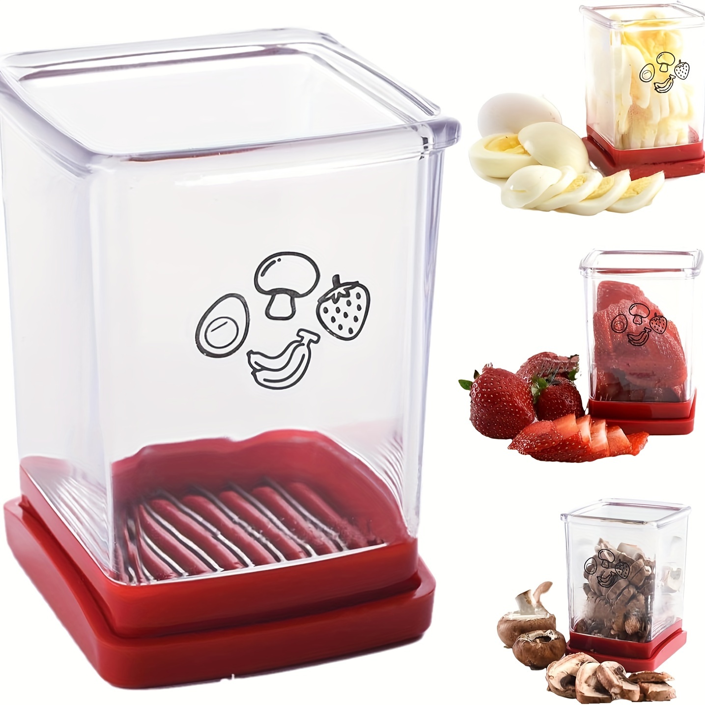 Strawberry Slicer Mini Strawberry Cutter Fruit Slicer Fruit - Temu