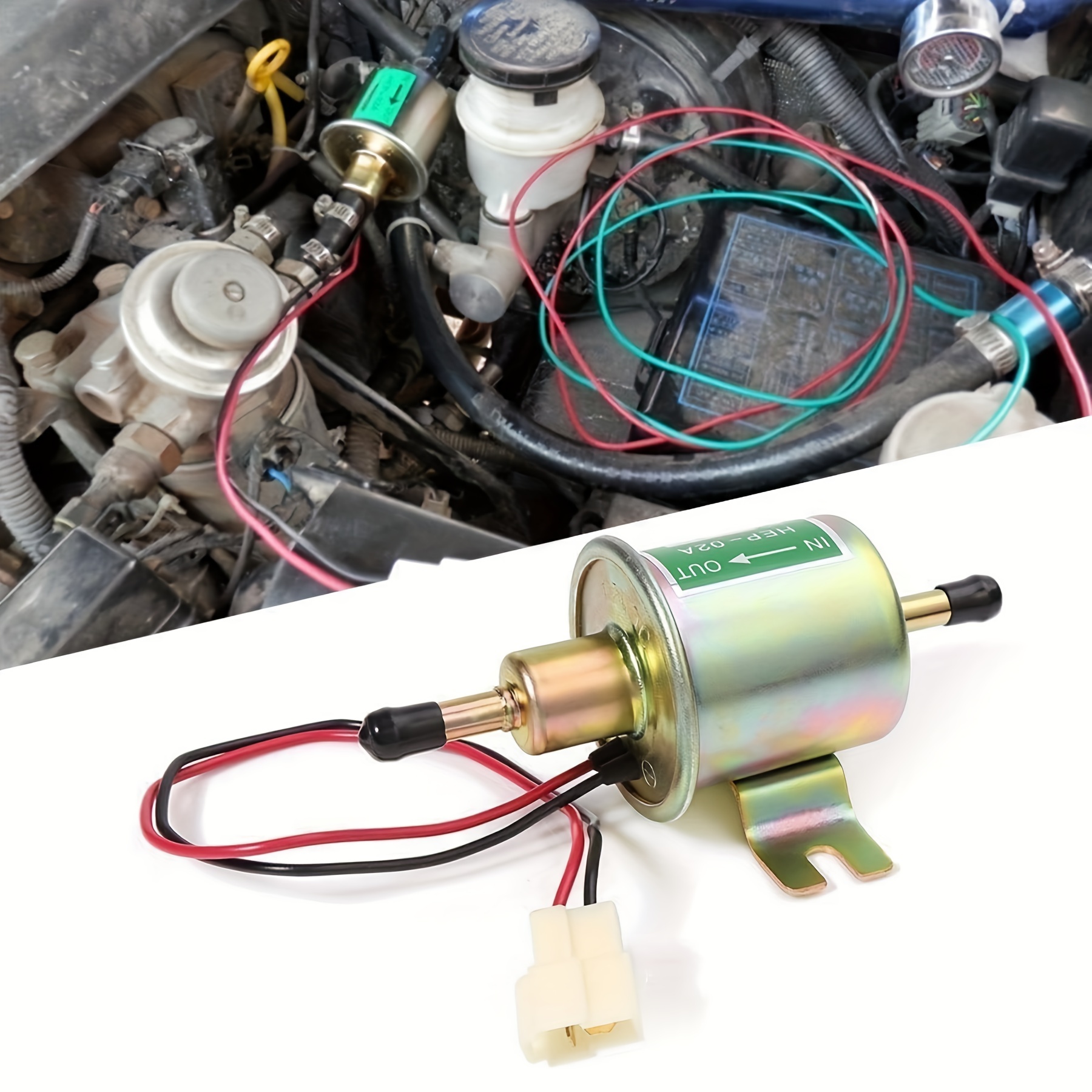 12v auto elektrische kraftstoff benzin diesel pumpe kit universal