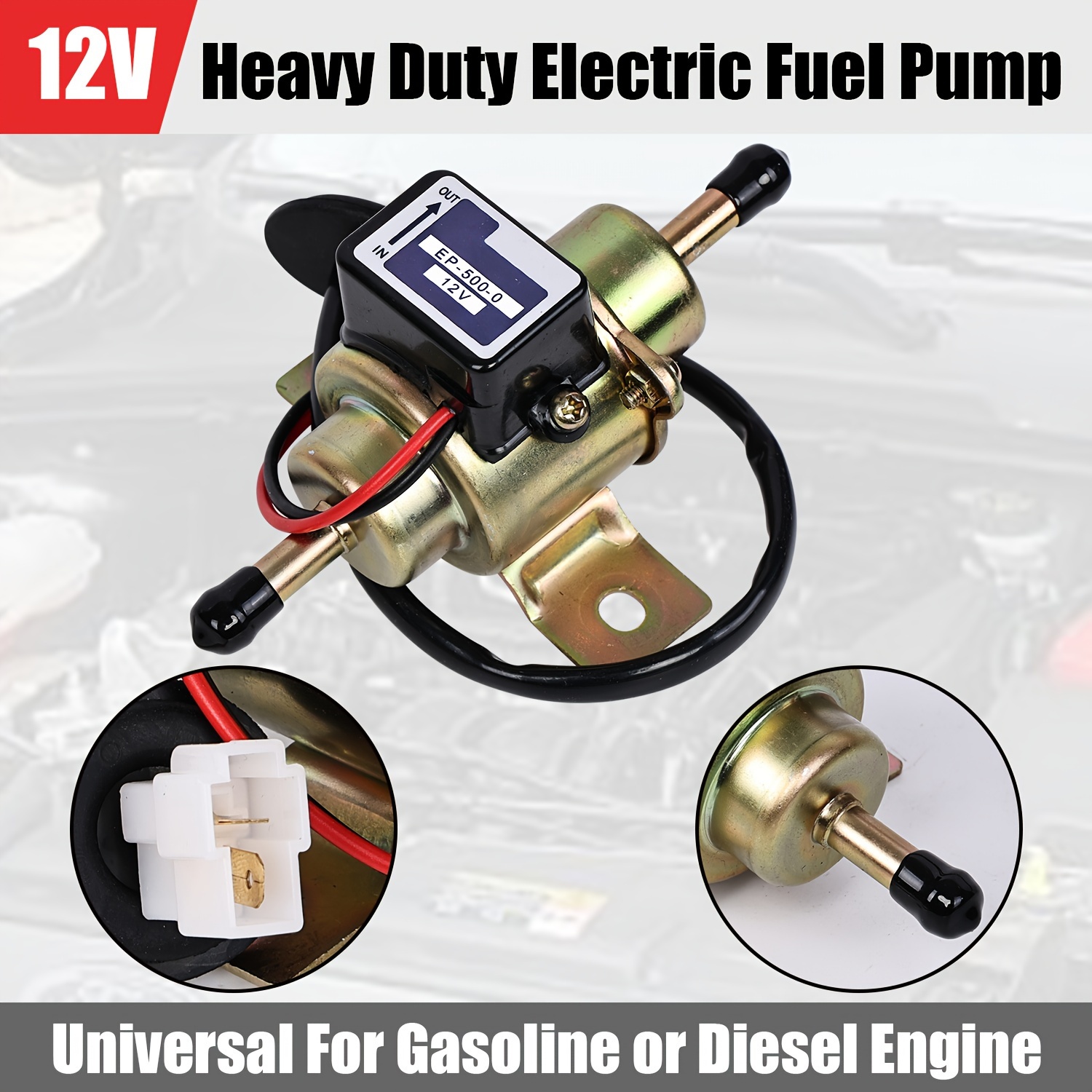 Pompe à carburant électrique 12v pour Mazda, haute qualité, EP-500