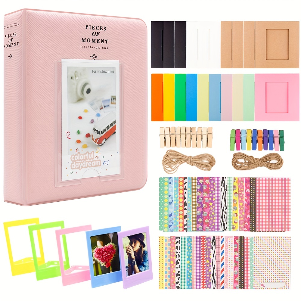 Polaroid Snap Themed Scrapbook Photo Album for Zink 2x3 Paper Projects Snap Zip Z2300 Red