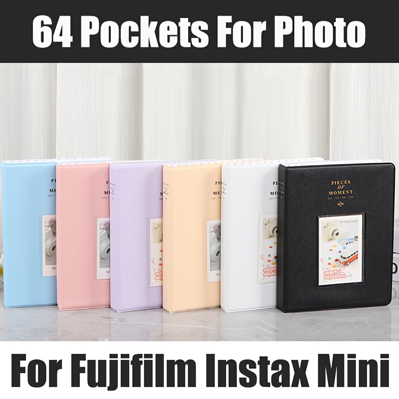 68 Pocket Instant Macarone Coil Photo Album Picture Case Storage