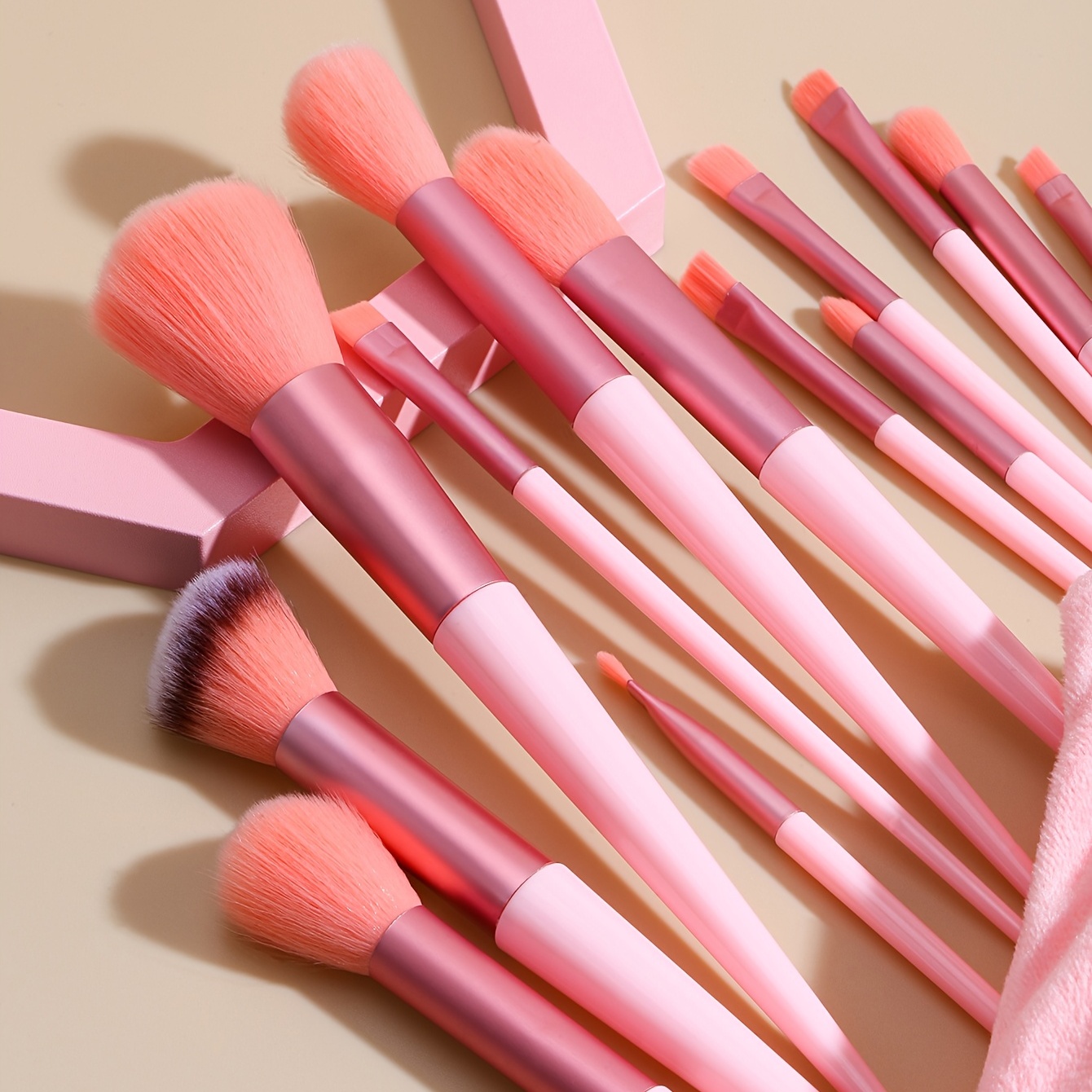 Maletin Maquillaje Profesional Cosmeticos Pinceles Color Rosa