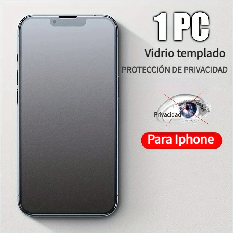 Cristal Templado Completo Negro Irrompible para iPhone 12