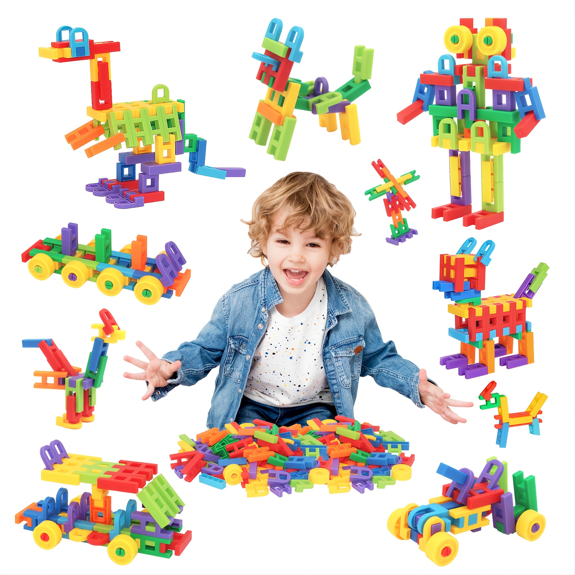 Juguetes para niños y niñas de 4 a 5 años, juguetes para niños pequeños,  bloques magnéticos, palos, azulejos, construcción, aprendizaje, educación,  tallo preescolar, juguetes para niños pequeños de 3 años, juguetes  Montessori