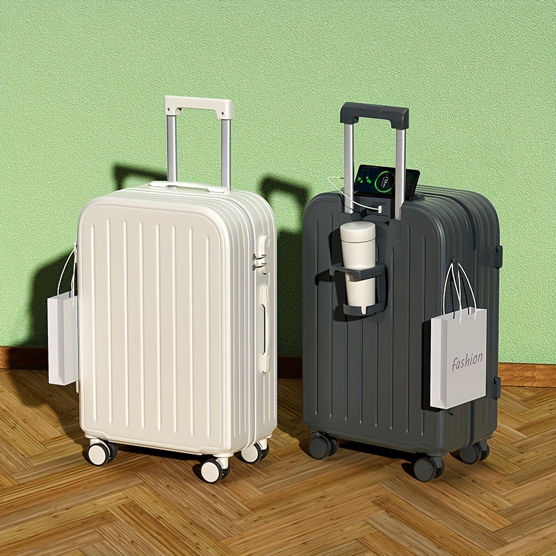 CCSOFTIME Gepäck Becherhalter Koffer Getränkehalter Reise Becherhalter  Reisegeschenke Flugzeug Reisezubehör Taschenbefestigung für Reisende  Flugbegleiter,Grau : : Fashion