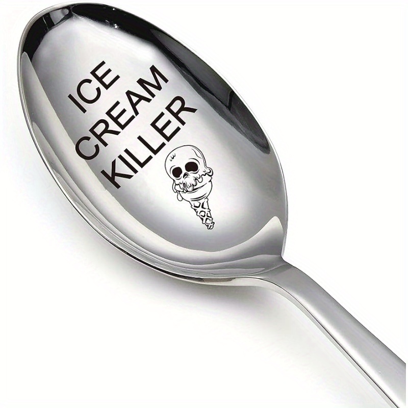 Personalized Stainless Steel Ice Cream Scoop With Trigger - Temu