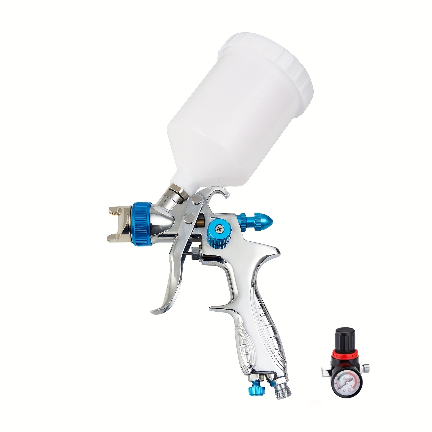 High-Quality HVLP Spray Gun Set for Automotive and Furniture Painting - 887  Finish Paint Gun for Maximum Atomization