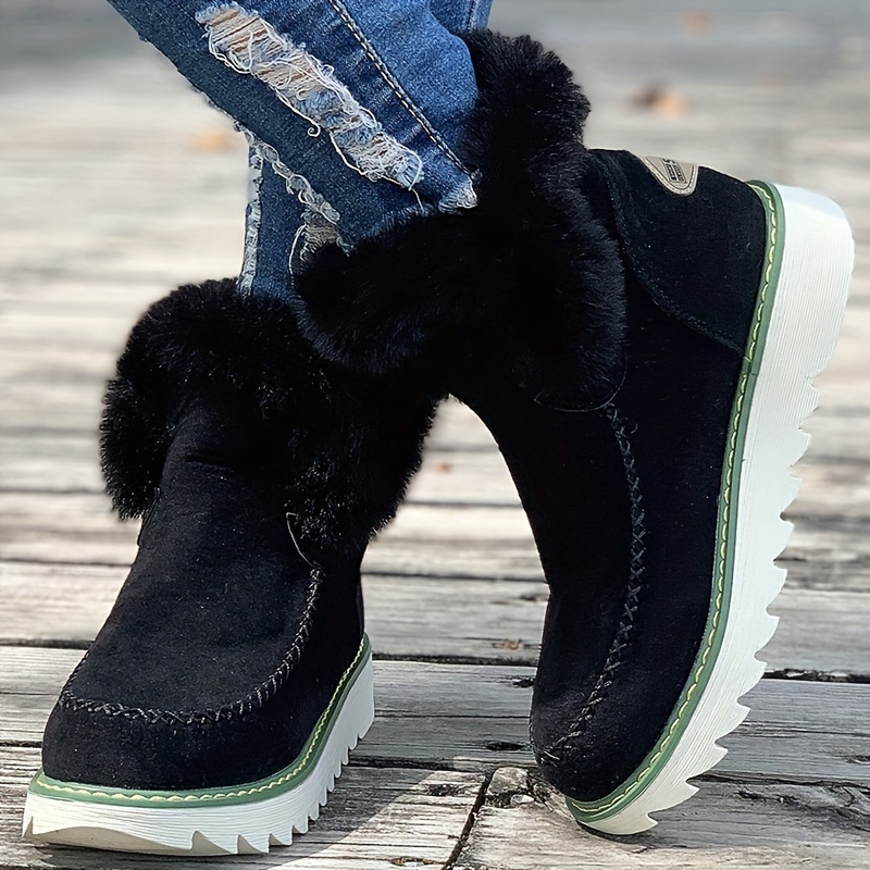 furry platform boots