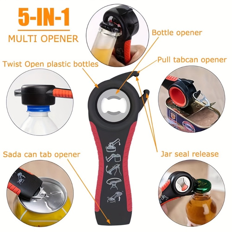 1 Multifunctional Bottle Opener Household Can Opener Labor - Temu