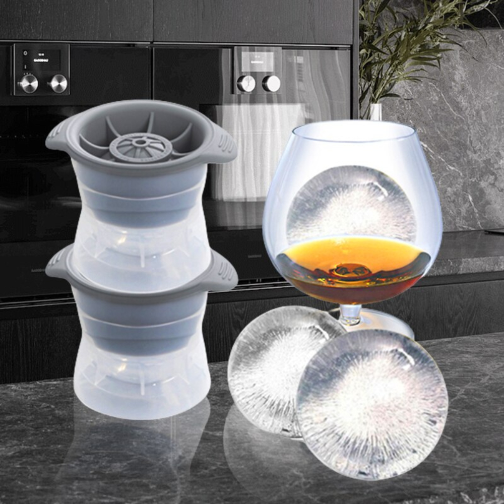 Diamond Round Ice Mold Household Refrigerator With Lid Whiskey Ice