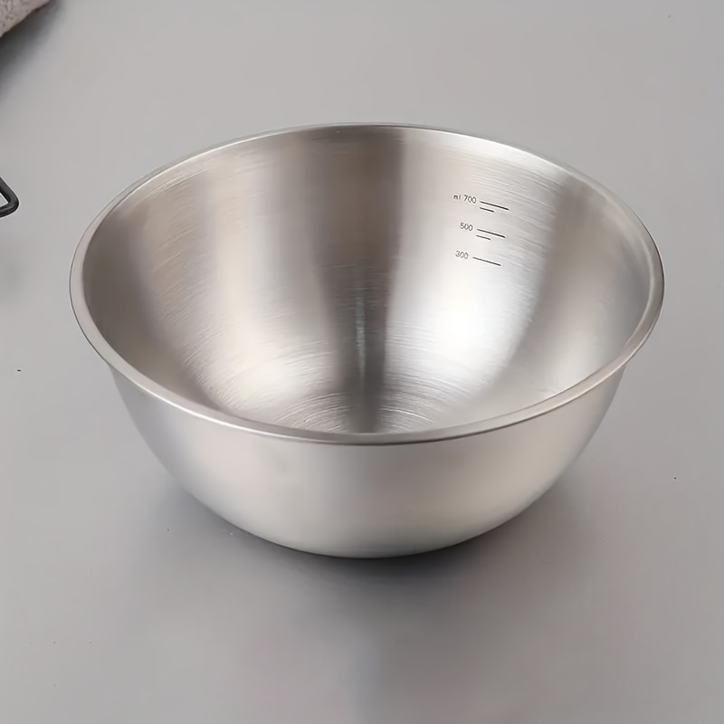 Stainless Steel Small Mixing Bowl Metallic Egg Bowl Chef - Temu United Arab  Emirates