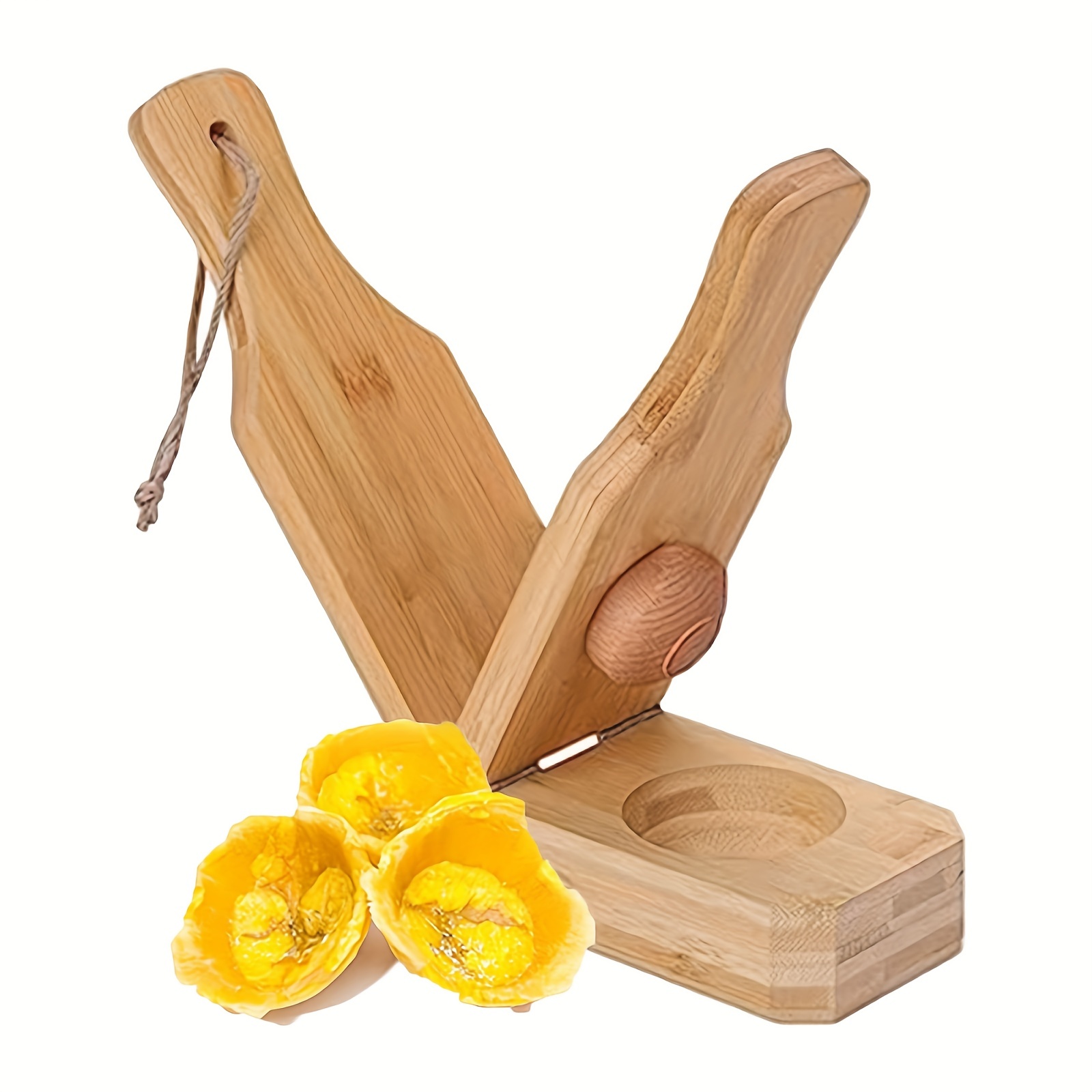 Kitchen Tostonera Plantain Press Banana Smasher Maker Wooden - Temu
