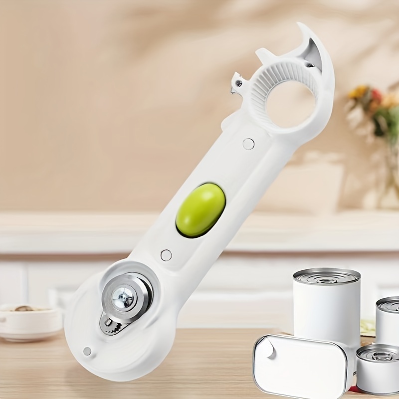 Electric Can Opener Automatic Tin Opener Cordless One Touch No Sharp Edges  Handheld Battery Operated Can Opener Kitchen Bar Tool - AliExpress