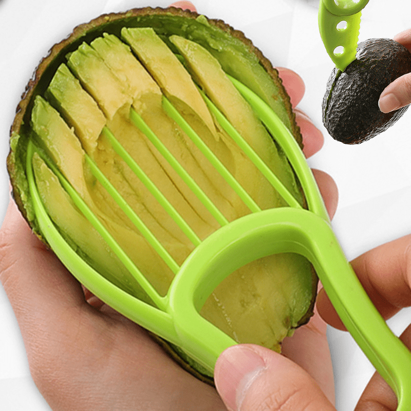 Kiwi Peeler Slicer Tool Fast Peel Any Fruit or Soft Vegetable with Ease Pitter Scooper Core Kiwi Fruit Scoop Green