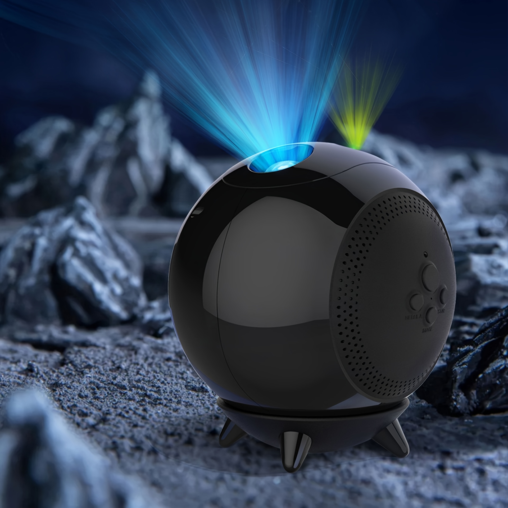 Proyector Estrellas Lunas Lampara Bluetooth Con Bocina Rgb S