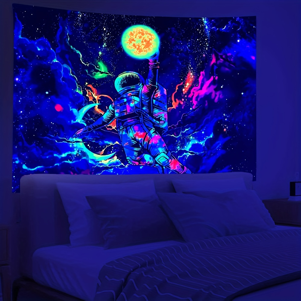 30CM Mars Glow in the Dark Stickers Home Decor Bedroom Fluorescent Wall  Mural Decals Modern Kids