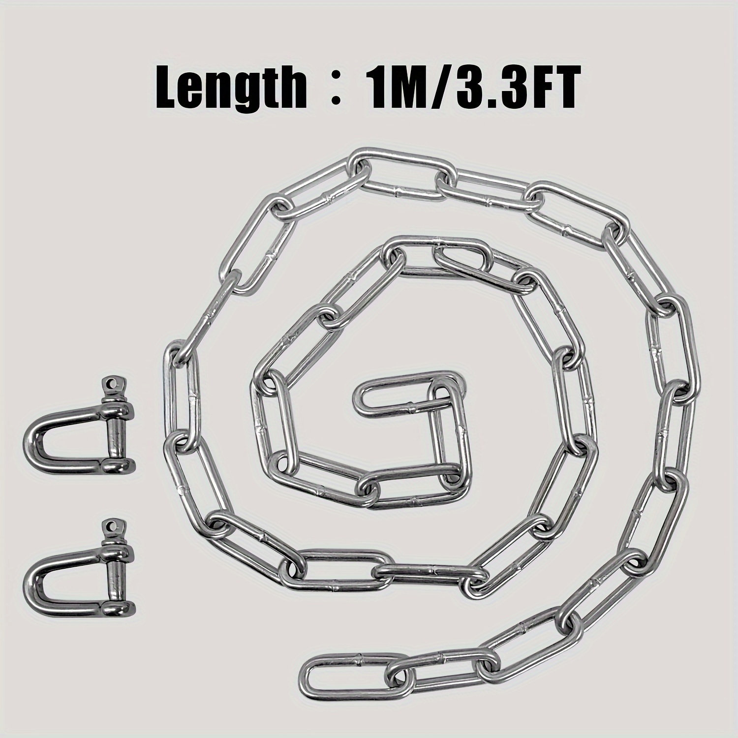 Cerradura inoxidable para ornamental o chain link