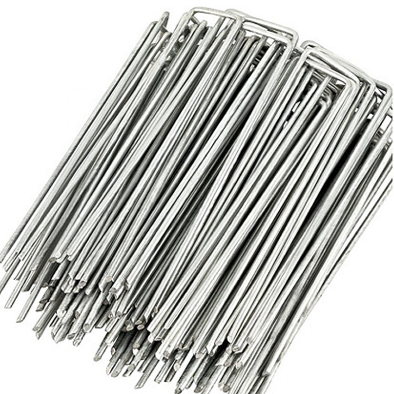 Garden Steel Galvanized Landscape Grass U Shape SOD Staple Fabric Pins Wire  Stakes - China U Shape SOD Staple and Galvanized Landscape Staple price