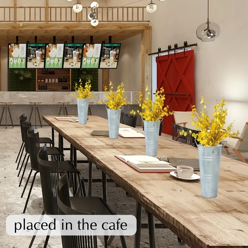 Centro de mesa con tarro de masón con flores, estilo rústico, decoración de  mesa de cocina, centro de mesa para el hogar, mesa de café, comedor, sala