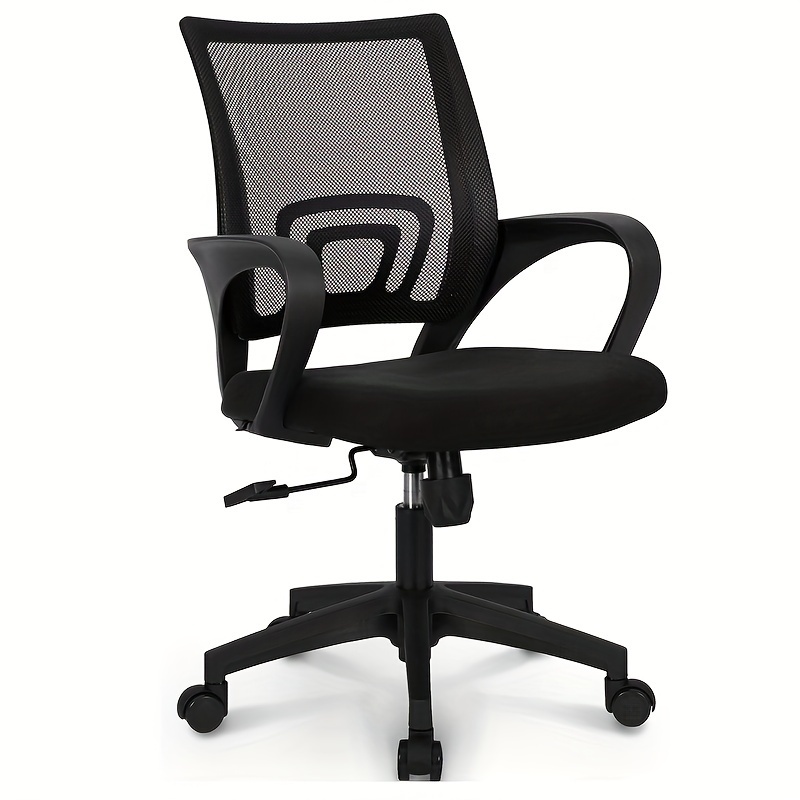 Home Office Chair Ergonomic Desk Chair Comfortable Fabric - Temu